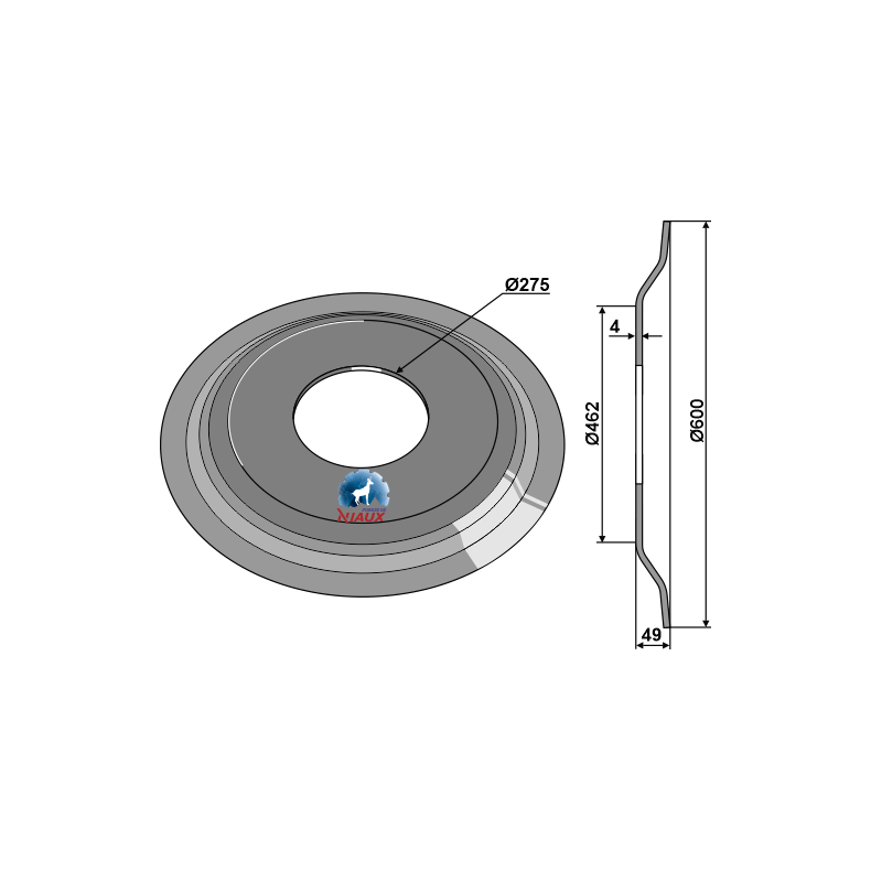 DD-Ring TIL SIMBA Ø600x4mm (P15186)