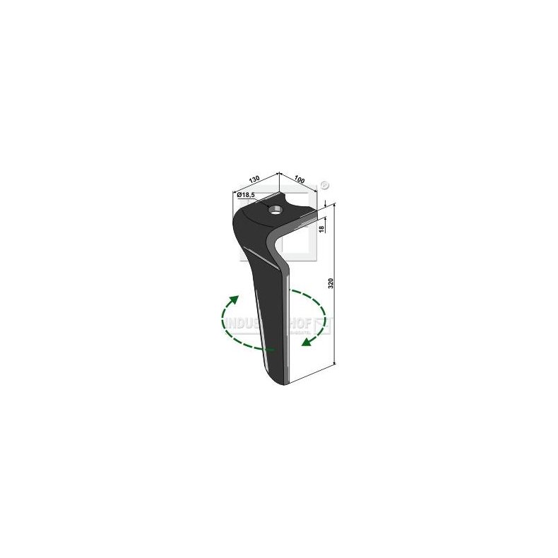 Rotortand Quick Fit H. til Kverneland NGS