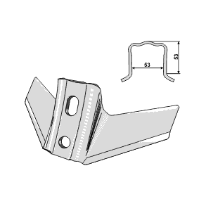 Vingeskr Vibroflex for systemspids 310x6mm