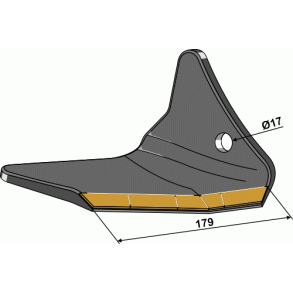 Vingeskr tungsten H. til Pttinger Synkro 179 mm