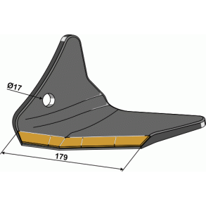 Vingeskr tungsten V. til Pttinger Synkro 179mm
