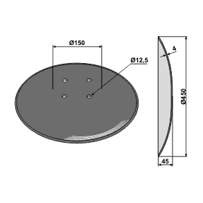 Glat Disc 460x4mm til Amazone Catros krydsm�l 110mm